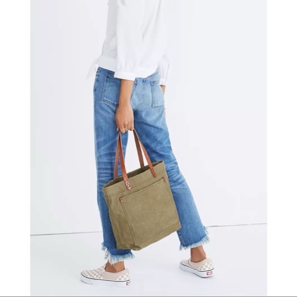 NEW Madewell Canvas Medium Transport Tote